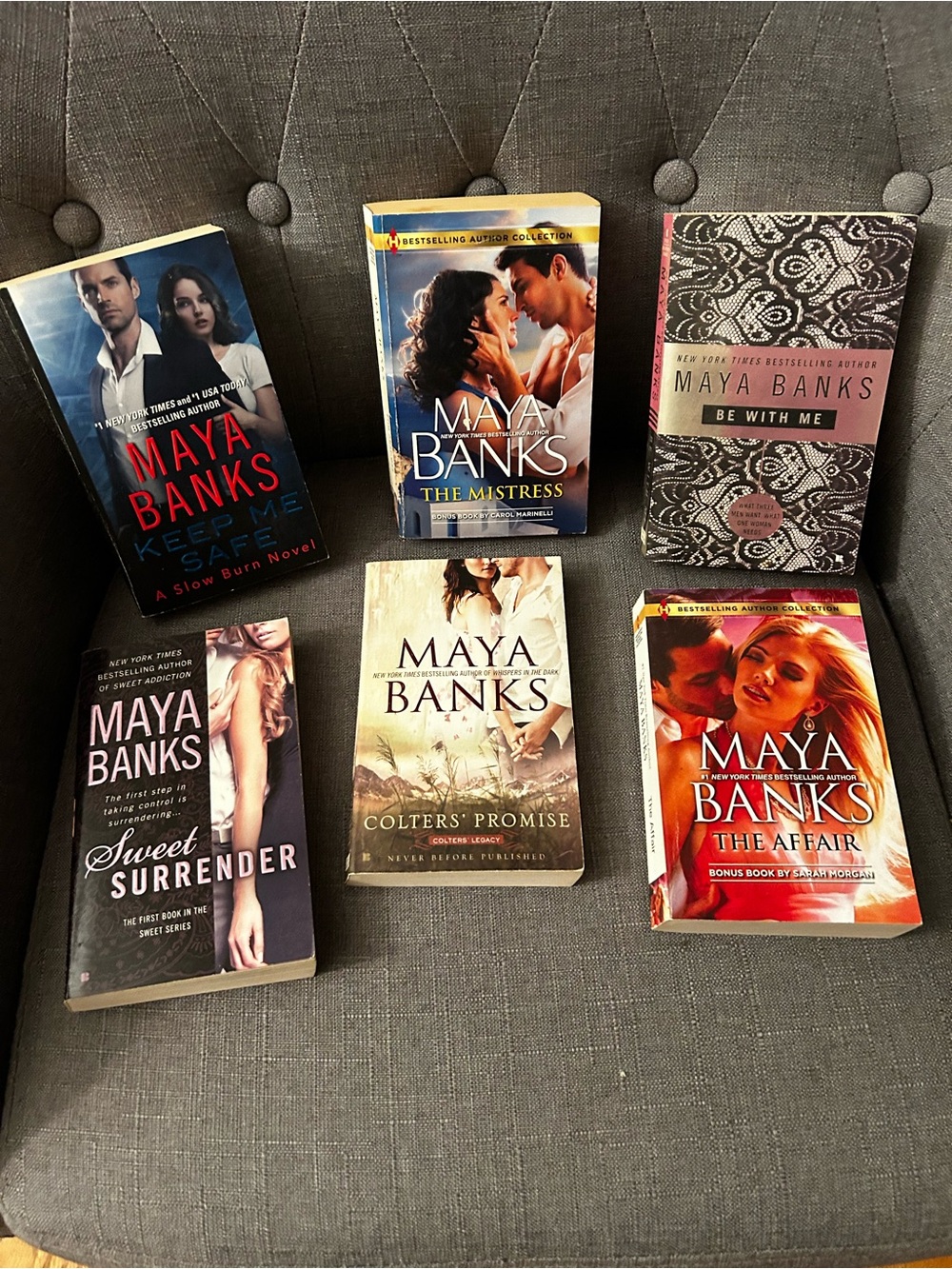 Romance 6 Maya Banks Paperback titles Book Collection - Mixed Covers